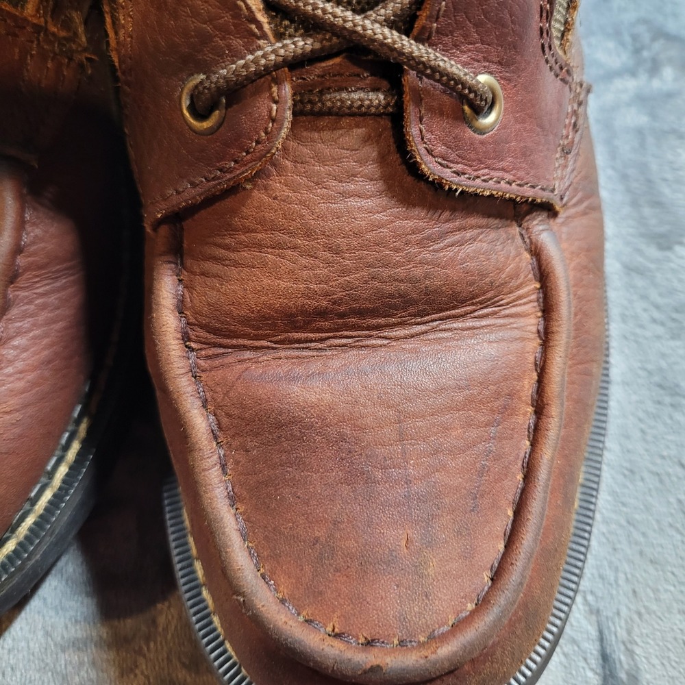 Gander Mountain Mens Waterproof Leather Canvas Hunting Field Boots Size 8 - Picture 13 of 16